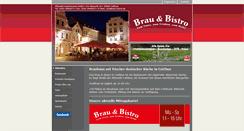 Desktop Screenshot of brau-bistro.de